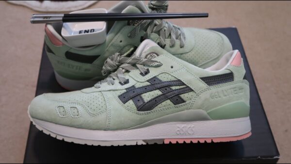 Giày END. x Asics Gel Lyte 3 'Wasabi' H7LPK-8512 - Ảnh 4