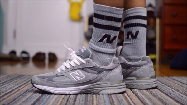 Giày New Balance 993 Made in USA 'Grey White' MR993GL - Ảnh 6