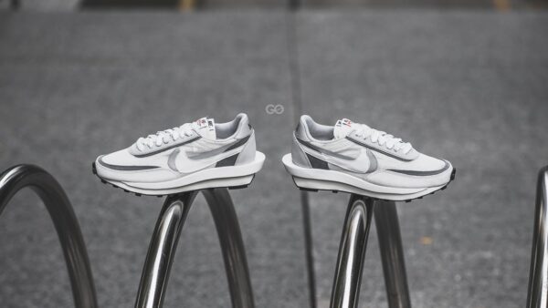 Giày Nike Sacai x LDWaffle 'White Nylon' BV0073-101 - Ảnh 7