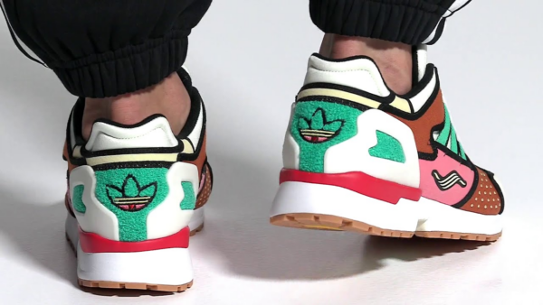 Giày Adidas The Simpsons x ZX 10000 'A-ZX Series Krusty Burger' H05783 - Ảnh 3