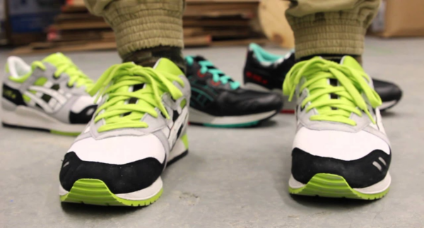 Giày Asics Gel Lyte 3 White Lime H307N-0101 - Ảnh 6