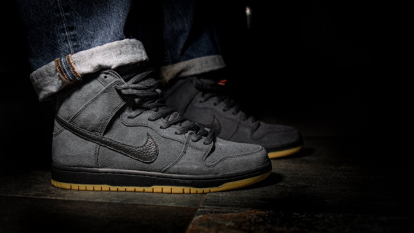 Giày Nike SB Dunk High Pro ISO SB 'Orange Label Dark Smoke Grey' CV1727-001 - Ảnh 3