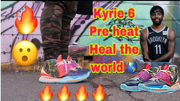 Giày Nike Kyrie 6 Pre-Heat Heal The World CN9839-403 - Ảnh 9