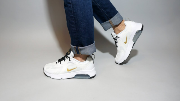 Giày Nike Wmns Air Max 200 'White Metallic Gold' AT6175-102 - Ảnh 5