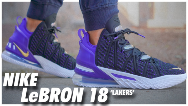 Giày Nike LeBron 18 'Lakers' CQ9283-004 - Ảnh 8