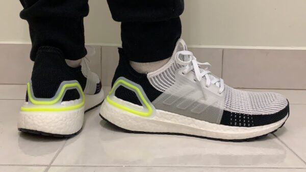 Giày Adidas UltraBoost 19 'White Yellow' EF1344 - Ảnh 7