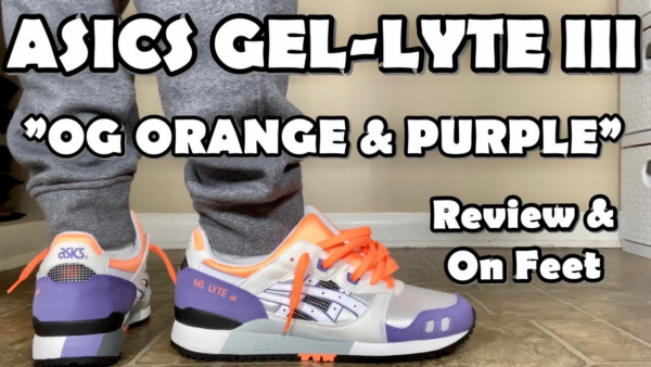 Giày Asics Gel Lyte 3 OG Retro 'Orange Purple' 2020 1191A266-102 - Ảnh 7
