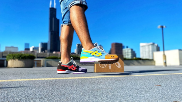 Giày Asics Sean Wotherspoon x Atmos x Gel Lyte 3 PS Corduroy 1204A018-000 - Ảnh 8