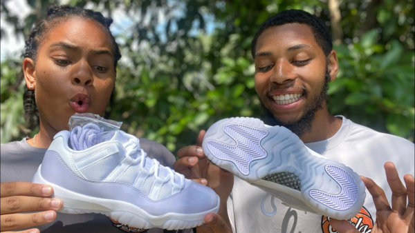 Giày Nike Air Jordan 11 Retro Low 'Pure Violet' AH7860-101 - Ảnh 5