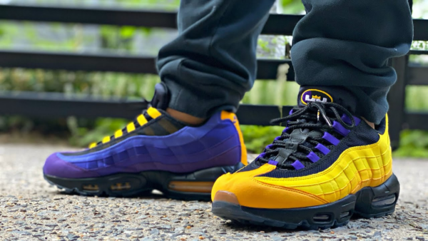 Giày Nike LeBron James x Air Max 95 NRG 'Lakers' CZ3624-001 - Ảnh 7