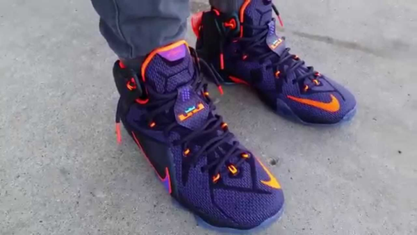 Giày Nike LeBron 12 'Instinct' 684593-583 - Ảnh 6