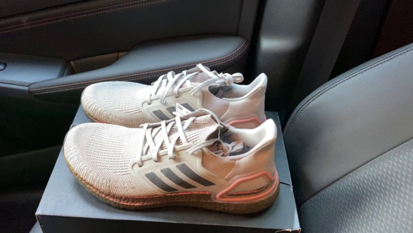 Giày Adidas Ultraboost 20 'Metal Grey Signal Coral' FV4389 - Ảnh 5