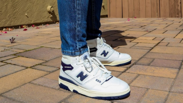 Giay New Balance 650R 'Aime Leon Dore White Navy' BB650RD1