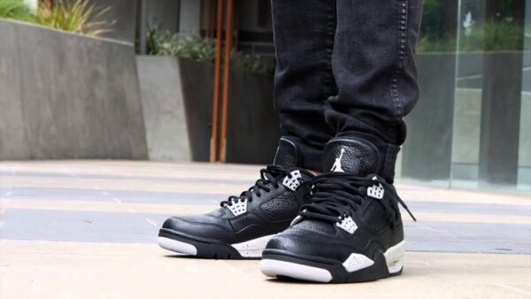 Giày Nike Air Jordan 4 Retro LS 'Oreo' 2015 314254-003 - Ảnh 5