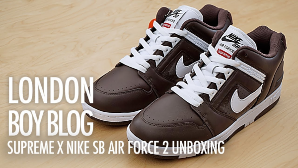 Giày Nike Supreme x Air Force 2 'Brown' AA0871-212 - Ảnh 4