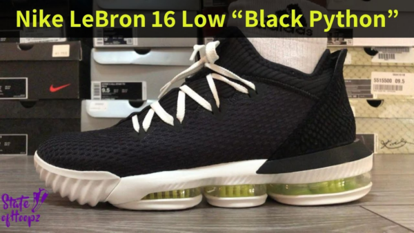 Giày Nike LeBron 16 Low 'Black Python' CI2668-004 - Ảnh 8