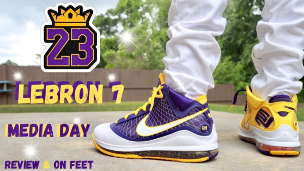 Giày Nike LeBron 7 GS QS 'Media Day' DA3203-500 - Ảnh 8