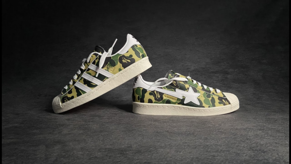 Giày Adidas BAPE x Superstar 80s 'ABC Camo' GZ8981 - Ảnh 6