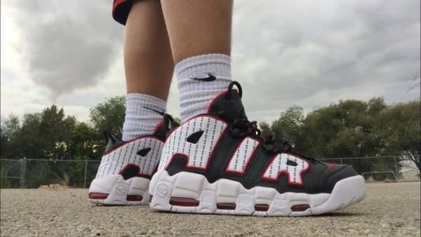 Giày Nike Air More Uptempo 'Pinstripe' AV7947-001 - Ảnh 6