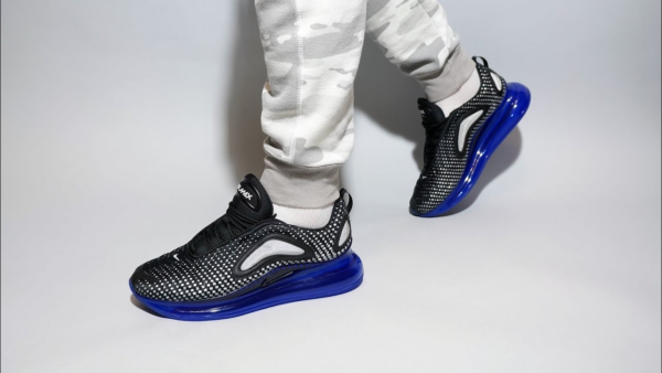 Giày Nike Air Max 720 Pixel 'Black Racer Blue' AO2924-013 - Ảnh 2