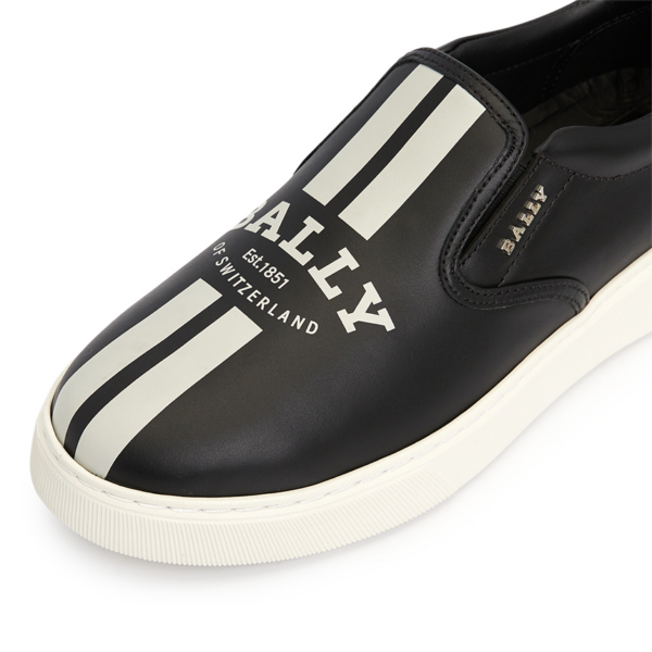 Giày Bally Slip On 'Black' MAYDEN-901 - Ảnh 4