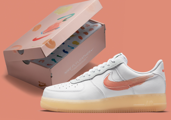Giày Nike Mayumi Yamase x Air Force 1 Flyleather 'Earth Day' DB3598-100 - Ảnh 3