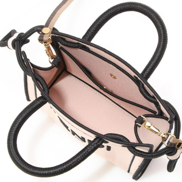 Túi Fendi Mini Tote Bag Canvas Embroidery Roma 8BH380-AEHV-F1DB1 - Ảnh 4