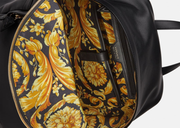 Balo Versace La Medusa Leather Black DFZ8504-DVT8ME-1B00V - Ảnh 5