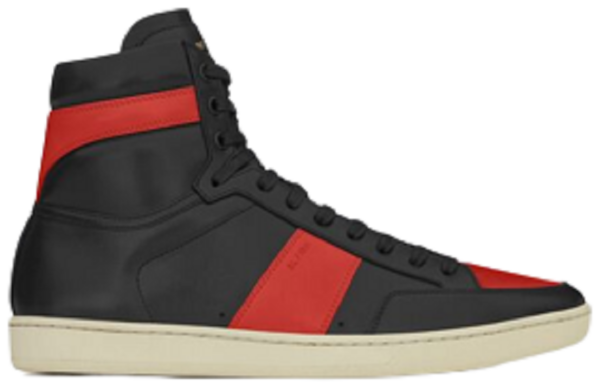 Giày Saint Laurent Court Classic SL 10h 'Black Red' 418026-0MP30-1074