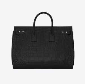Alternative view of Túi Saint Laurent Sac De Jour Large Crocodile 'Black' 4781670Q50E1000