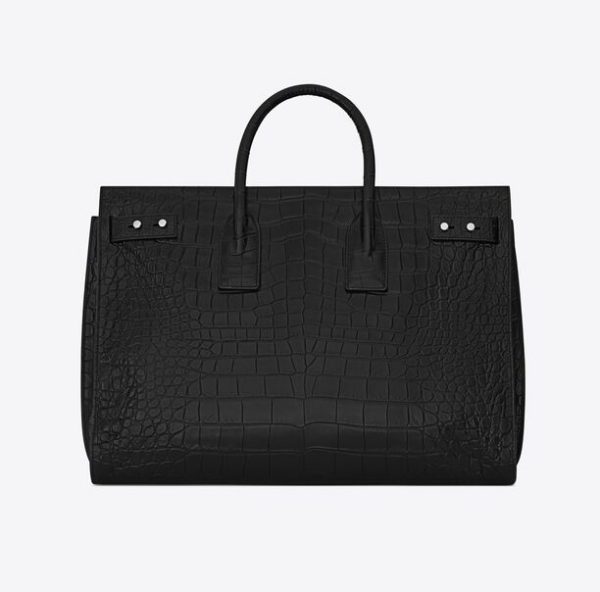 Túi Saint Laurent Sac De Jour Large Crocodile 'Black' 4781670Q50E1000 - Ảnh 2
