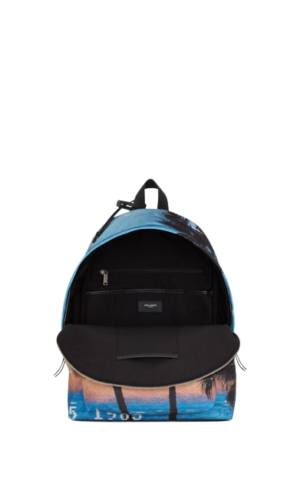 Alternative view of Túi Saint Laurent City Backpack 'Azur' 534967FAAFP4383