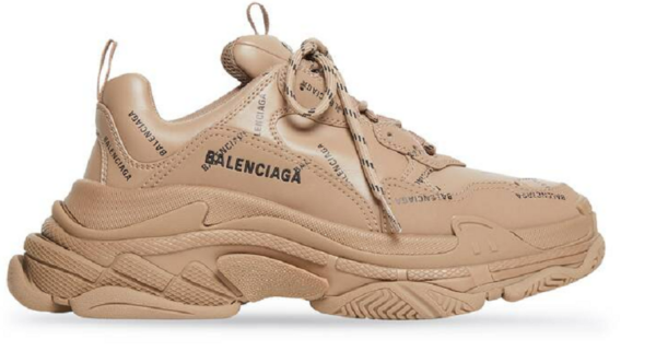 Giày Balenciaga Triple S Trainers 'Drak Beige' 536737-W2FA1-9911