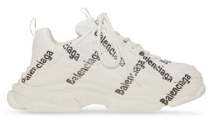 Giày Balenciaga Triple S Logotype Trainers 'White' 536737-W2FAB-9010