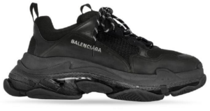 Giày Balenciaga Triple S Trainers Clear Sole 'Black' 541624-W2FB1-1000