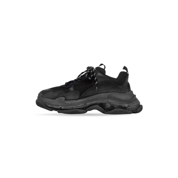 Giày Balenciaga Triple S Trainers Clear Sole 'Black' 541624-W2FB1-1000 - Ảnh 4