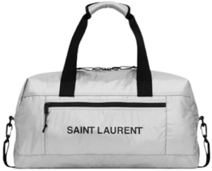 Túi Saint Laurent Nuxx Duffle 'Platine Et Noir' 581374FAAD88163