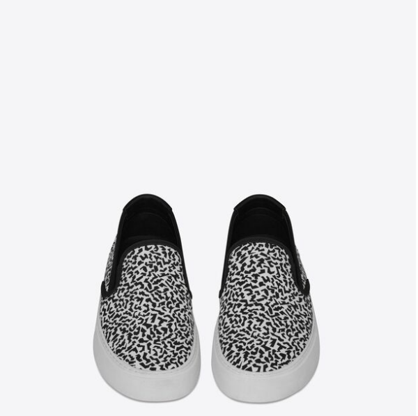 Giày Saint Lauren Venice Slip On Sparkle Print - Ảnh 4
