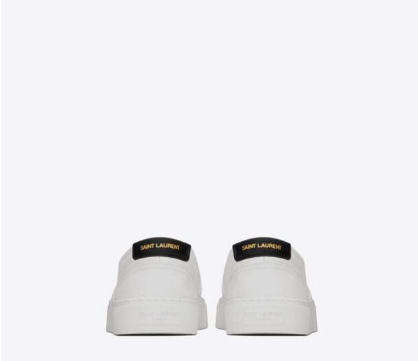 Giày Saint Lauren Venice Slip On Optic White - Ảnh 3