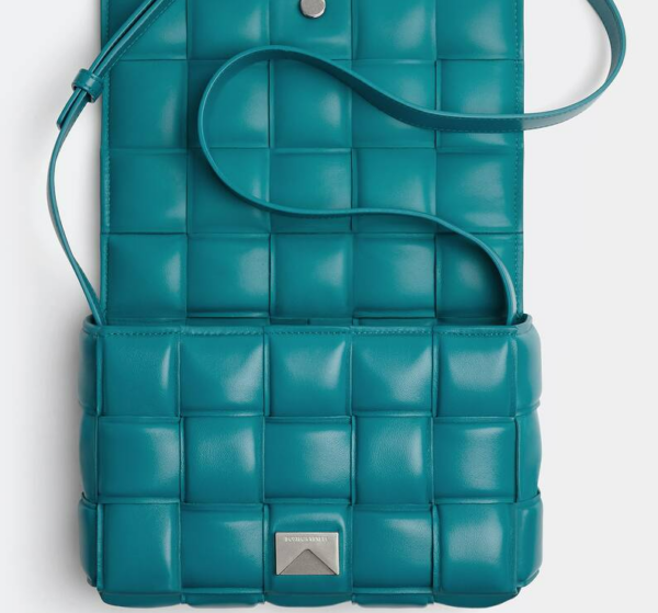 Túi Bottega Veneta Padded Intreccio Leather Ccross-body Bag 591970-VCQR1-4634 - Ảnh 5