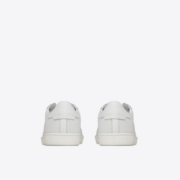 Giày Saint Laurent Court Classic SL10 Perforated White 6032231JZ109030 - Ảnh 4