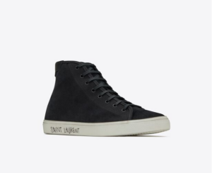 Alternative view of Giày Saint Laurent Malibu Mid Top Sneaker Black 606075GUZ201000