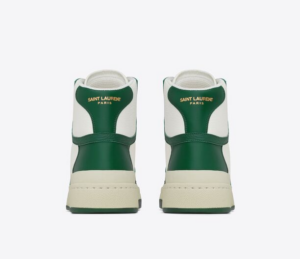 Giay Saint Laurent SL 24 Mid-top 'White Green' 610619AAAS48513
