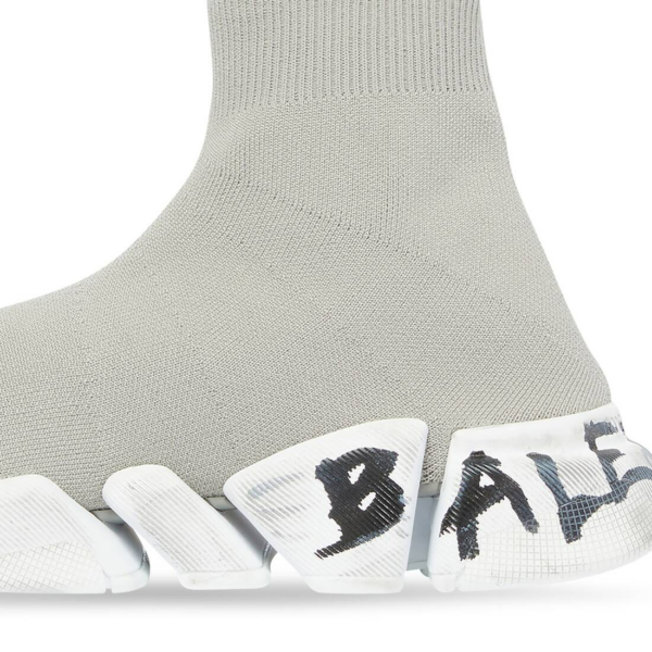 Giày Balenciaga Speed 2.0 Graffiti Trainers 'Grey' 617239W2DD41991 - Ảnh 2