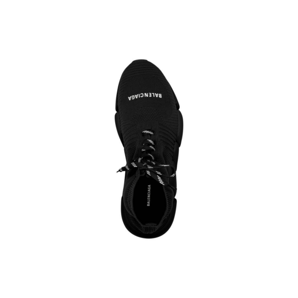 Giày Balenciaga Speed 2.0 Lace-Up Trainers 'Black' 617258-W2DB1-1013 - Ảnh 2