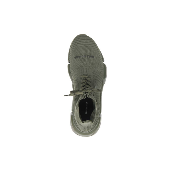 Giày Balenciaga Speed 2.0 Lace-Up Trainers 'Drak Green' 617258W2DB13111 - Ảnh 5
