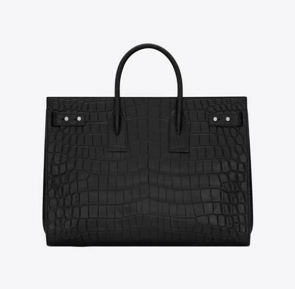 Túi Saint Laurent Sac De Jour Large Crocodile 'Black' 6315260Q50E1000 - Ảnh 2