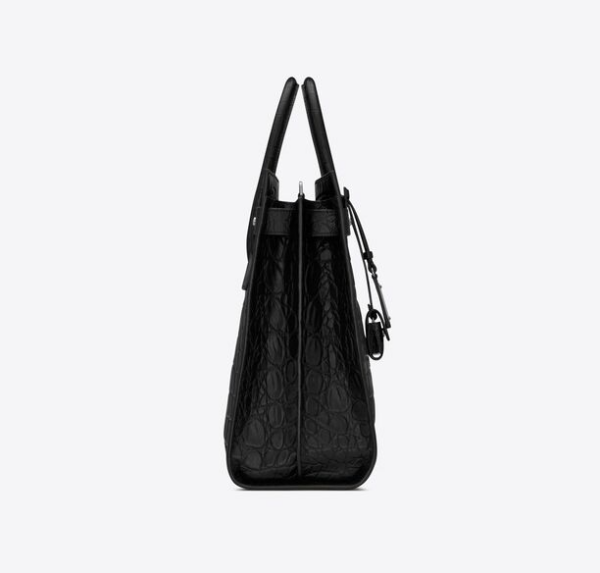 Túi Saint Laurent Sac De Jour Large Crocodile 'Black' 6315260Q50E1000 - Ảnh 3