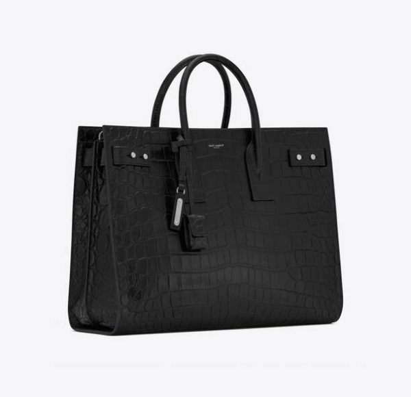 Túi Saint Laurent Sac De Jour Large Crocodile 'Black' 6315260Q50E1000 - Ảnh 5