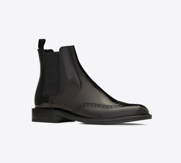Giày Saint Laurent Army Chelsea Boots in Smooth Leather 'Black' - Ảnh 3